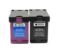 PZPSEQGM Compatibile 302 XL 302xl Inkjet Resa di ricambio per inchiostro per 302 XL Deskjet della stampante 2130 1110(1set)