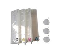 PZPSEQGM Confezione da 4 Cartucce d'inchiostro Vuote Ricaricabili SB51 Con Chip Permanenti Compatibili Con Mimaki JV33 JV5 JV34 CJV30 TS3 TS34