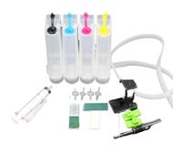 PZPSEQGM Kit CISS Universale 4 Colori Con Accessori Compatibile Con - 21 22 60 61 56 57 74 75 901 121 300 PG40 50 830 26 16