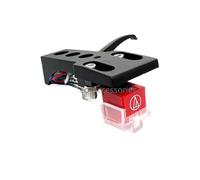 PZPSEQGM Kit di guscia per la testa di cartuccia a cartuccia AT91R Compatibile con il supporto della staffa 'ago per i giocatori di record LP per accessori di fonografi(Black Kit)