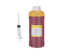 PZPSEQGM Kit di inchiostro di ricarica universale da 500 ml per stampanti a getto d'inchiostro compatibile con(500ML Yellow)