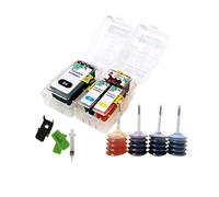 PZPSEQGM Kit di ricarica della cartuccia inchiostro Compatibile con IL PG-560 CL-561 XL per einkshop ical560xl cl561xl funziona con IL TS5350 TS7450 TS5351 TS5352(BK)