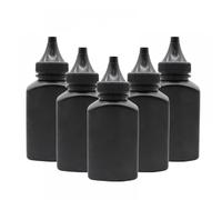 PZPSEQGM Polvere di toner nero compatibile con bottiglia da 70 g per 285A 435A 436A 278A 388A Stampanti 1010 1022 1015 1020 1018 P1005 P1006(5 bottle)