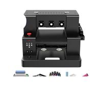 PZPSEQGM Stampante DTF Dimensione A3 con testa di stampa XP600 Compatibile per la custodia del telefono Stampa acrilica Acrilico Macchina di trasferimento DTF A3 Formato(A3 UV DTF Printer)