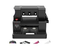 PZPSEQGM Stampante DTF Dimensione A3 con testa di stampa XP600 Compatibile per la custodia del telefono Stampa acrilica Acrilico Macchina di trasferimento DTF A3 Formato(A3 UV With ink)