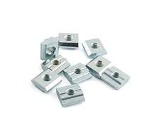 PZRT 12PCS Serie 30 Serie 3030 M6 Dado a T Dado Scorrevole Dado a T per Profilo di Estrusione in Alluminio Serie 3030 Slot Groove 8mm