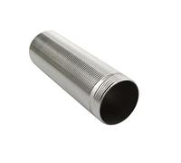 PZRT Installazione del rubinetto freddo e caldo Piede fisso Tubo a vite esteso in acciaio inossidabile Maniglia estesa Bacino del bagno Foro singolo Gamba estesa Adatto per rubinetti da bagno e cucina