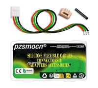pzsmocn 15 set/60 pezzi Mini Micro JST-GH-SMD-VHR 1.25 mm 3 pin 30 AWG Kit | Compatibile Arduino Raspberry Pi Sensore Shield Modulo Scheda Cavo Filo 20cm Maschio 60 Silicone Spina Connettore Femmina