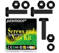 pzsmocn 150 Pezzi/50 Set M5*25 mm Viti a Testa Tonda con Croce in Nylon