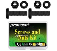 pzsmocn 150 Pezzi/50 Set M6*30 mm Viti a Testa Tonda con Croce in Nylon