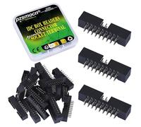Pzsmocn 20 Pezzi IDC 2 * 9 Doppia Fila 2,0 mm Passo JTAG ISP 18 Pin Dritto Inserisci Scatola Connettore Adattatore Cavo Presa Maschio Terminali per Progetti di Dispositivi Elettronici PCB.