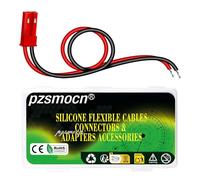 pzsmocn 20 Pezzi JST SYP 2,5 mm 2 Pin 22 AWG Cavo Flessibile in Silicone, Connettore Femmina IC Adattatore con 20cm Prolunga per Servo Futaba Compatibile per auto RC, Aeroplani Hitec Spektrum