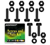 pzsmocn 300 Pezzi/100 Set M2*15 mm Viti a Testa Tonda con Croce in Nylon