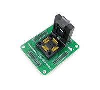 pzsmocn Clamshell Programming Connector/Converter/Adapter GP-QFP100-0.5 (With PCB), 100-Pin, 0.5mm Pitch, Yamaichi IC Test Burn-in Socket, Applied to QFP100, TQFP100, LQFP100 Packages.