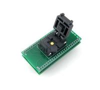 pzsmocn Clamshell Programming Connector/Converter QFN48 TO DIP48 (With PCB), 48-Pin, 0.5mm Pitch, Plastronics IC Test Burn-in Socket Adapter, Applied to MLP48, MLF48 Packages.