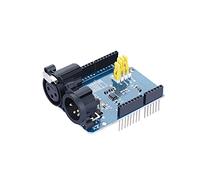 pzsmocn DMX/RDM Shield for Arduino Modulo Elettronico Progetti Fai da Te | Compatibile Raspberry Pi XLR DMX RDM CAN be as Elettronici Fai-da-Te is Populated NEUTRIK 3pin Device into DMX512 Network