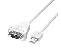 pzsmocn Industrial-Grade USB 2.0 to RS232 DB9 Male(Nut Type) Serial Cable | Kit Vite Dado Nylon Testa Tonda Croce Esagonale Rondelle Esterne Isolanti Male Nut 1.5 Meter Built-in PL2303GC ZIT213