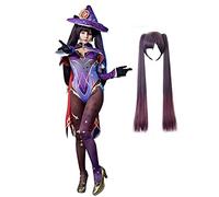 pztqxz Halloween Mona Cosplay Costume Set Uniforme Cosplay Set Completo Ruolo Cosplay Show Halloween Carnevale Outfit per Adulti