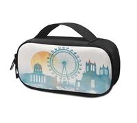 Pzuqiu British Architecture - Custodia da viaggio per insulina, portatile, per diabetici, organizer per farmaci alla moda, per penne per insulina e forniture per diabetici