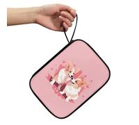 Pzuqiu Carino Corgi Watch Band Storage Case Watch Band Organizer Bag Fashion Watch Band Storage Holder Watch Band Custodia per il trasporto Store 12 cinturini e accessori
