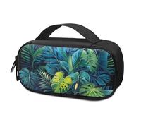 Pzuqiu Custodia da viaggio per il raffreddamento dell'insulina, con piante tropicali, portatile, per diabetici, penna per insulina, siringa, misuratore di glucosio e altri prodotti per diabetici