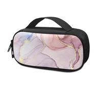 Pzuqiu Custodia da viaggio per insulina rosa marmo per insulina, refrigeratore per insulina, custodia da viaggio per diabetici in EVA, per penna per insulina, misuratore di glucosio e forniture per