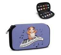 Pzuqiu Custodia per chiavetta USB con musica di porcellino d'india, custodia portatile per chiavetta USB, organizer per chiavetta USB, per 10 accessori elettronici