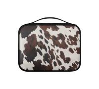 Pzuqiu Custodia per libri biblici in pelle PU, borsa per bibbia da donna, robusta custodia protettiva per la Bibbia, grande, Pelle di mucca marrone, Taglia unica