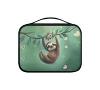 Pzuqiu Custodia per libri biblici in pelle PU, borsa per bibbia da donna, robusta custodia protettiva per la Bibbia, grande, Carino bradipo, Taglia unica