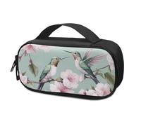 Pzuqiu Hummingbird - Custodia da viaggio per insulina con stampa per diabetici, adatta per persone con insulina che trasportano farmaci per il diabete sensibili alla temperatura, per brevi viaggi