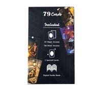 Pzuryhg 78 Stories Tarot, English Divination Cards, Solitaire Board Game, Tarot Card Toys, Family Entertainment Game, Fun Solitaire Board Game for Friends Parties and Classmate Gatherings