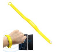 Pzuryhg Access Control Bracelet, Storage Management Wristband, Silicone Waterproof ID Band, 13.56MHz Payment Feature, for Game Centers, Water Parks, Events, Outdoor Activities, 0.39-3.94 inches