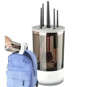 Pzuryhg - Automatic Cosmetics Brush Cleaner Electric Brush Scrubber Machine - Fast Cleaning Set for Makeup Brushes, Cosmetic Brushes, and Beauty Tools, 9.5x9.5x16cm/3.74x3.74x6.3 inches