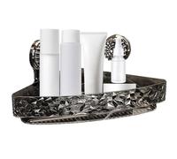 Pzuryhg Bathroom Corner Wall Shelf, Suction Cup Triangle Rack, Large Load-Bearing Shower Organizer, Ideal for Kitchen, Bathroom, Bedroom, Living Room Storage, 11.81x8.66x2.36 inches