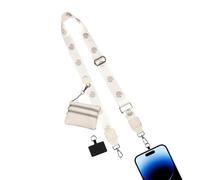 Pzuryhg Cell Phone Sling - Detachable Wallet Chain, Multipurpose Carry Tether with Secure Storage Pocket, Hands Free Mobility Performance, Ideal for Workplace Daily Commute Walking