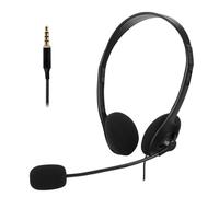 Pzuryhg Cuffie cablate per computer, con cuffie per PC, resistenti con microfono a cancellazione del rumore, protezione e asta flessibile per un comfort tutto il giorno