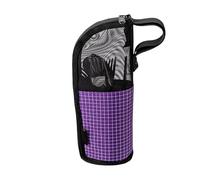 Pzuryhg Cutlery Pouch, Flatware Organizer, Travel Utensil Case, Reusable Waterproof Fabric, Zipper Closure, for Camping, Hiking, Fishing, BBQ, Lunchbox Use, 9.84x3.94 inches