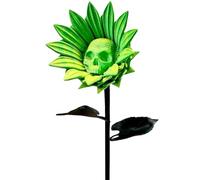 Pzuryhg Decorazioni del di Halloween - Centrotavola da Tavolo spettrale | Materiale Stampato in 3D Resistente con Design di Fiori di Teschio per cimitero, Vaso, e Il Tuo Giardino all'aperto
