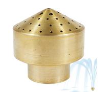 Pzuryhg Fountain Water Spray Head, Porous Metal Fountain Nozzle Attachment, Decorative Replacement Spout, Pool, Pond, Garden Fount, Creates Stunning Visual Water Effects & Tool- Quick