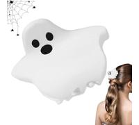 Pzuryhg Halloween Hair Clips, Gothic Hair Accessories, Ghost, Ghost Expression Halloween Hair Clip, High-end Acrylic Shark Clip, Fashion Creative Hair Clip Jaw For Halloween Parties