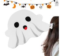 Pzuryhg Halloween Hair Clips, Gothic Hair Accessories, Ghost, Ghost Expression Halloween Hair Clip, High-end Acrylic Shark Clip, Fashion Creative Hair Clip Jaw For Halloween Parties