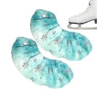 Pzuryhg Ice Skate Guards - Quick-Dry Soft Flannel Protector, Hockey And Figure Skate Accessory with Blade Safety Function, Ideal for Men Women Boys Adults Enthusiasts Athletes