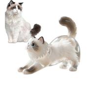 Pzuryhg Keepsake Box - Pet Hair Memory Holder Case, Clear Acrylic Memorial Pendant with Scratch Resistant Finish, Secure Storage Display Function, Ideal for Pet Remembrance Travel Bags