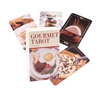 Pzuryhg Mazzo Oracolo Da 80 Carte, Carte Tarocchi Gourmet, Carta Divinazione Misteriosa, Mazzo Oracolo Psicologico, Gioco Dei Tarocchi In Inglese Completo, Carte Oracolo Per La Guida