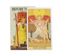 Pzuryhg Oracle Cards, Before Tarot Deck, Fortune-Telling Divination Cards, Standard Tarot Card for Fate Insights, 10.3x6cm, Board Game & Gathering Plays