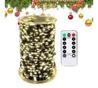 Pzuryhg per Albero di Natale,Impermeabile Con Timer Remoto - Di Natale Fatate Per Albero,Per Interni Esterni Cortile Portico Cespi Piante Paesaggio Soggiorno Feste Decorazioni