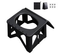 Pzuryhg Portable Toilet Seat, Folding Camping Stool, Adult Potty Bench, Compact Design, Lightweight Frame, Quick Setup, Easy Carry, Stable Support, Hiking, Tent, RV, Fishing, Travel