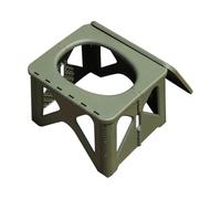 Pzuryhg Portable Toilet Seat, Folding Camping Stool, Adult Potty Bench, Compact Design, Lightweight Frame, Quick Setup, Easy Carry, Stable Support, Hiking, Tent, RV, Fishing, Travel