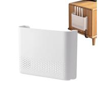 Pzuryhg Router Storage Box, Wall-Mounted WiFi Organizer Rack With No Punching Design, ABS Material, Cable Management Shelf For Living Room, Study, Apartment & Smart Home Décor, Space-Saving