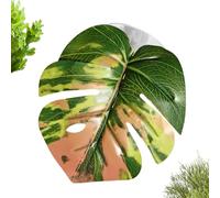 Pzuryhg Spider Leaf Decor - Artificial Leaf Habitat Accessory, Terrarium Growth Aid with Life Like Texture, Environmental Enrichment Function, Ideal for Hydroponic Plants Indoor Zoo Bird